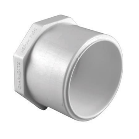 Charlotte Pipe And Foundry Charlotte Pipe Schedule 40 1-1/2 in. Spigot X 1-1/2 in. D Slip PVC Plug 1 pk PVC 02118 1600